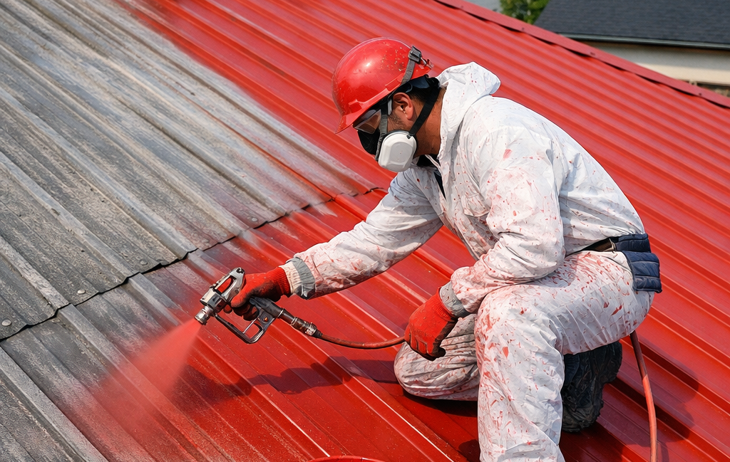 Фарбування металевих дахів: надійний спосіб продовжити життя покрівлі